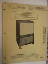 SAMS Photofact Folder SYLVANIA Models 510, 513, 526, 573, 576, 613, 675 Series