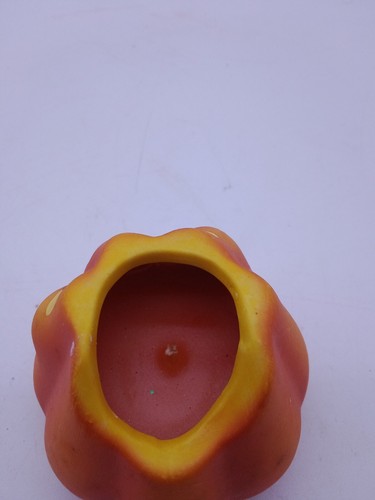 (2) Hallmark Merry Miniature 1974 Jack-O-Lantern Pumpkin 2" With Bigger Candle - Picture 5 of 16