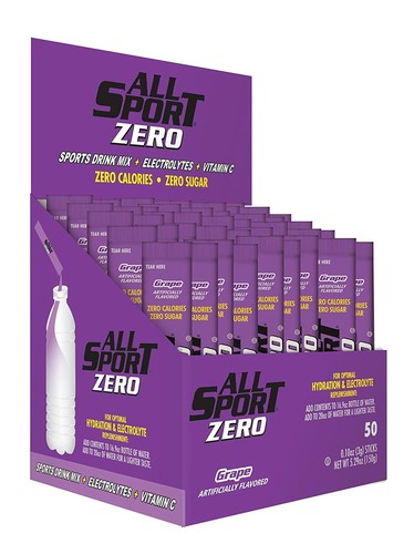 All-Sport Zero - Sports Drink Sticks - 50 Count - Picture 3 of 12