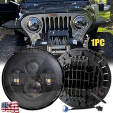 For Jeep Wrangler Lj Cj Tj Jk Jku 1997-18 Round 7 Inch Led Headlight Hilo Beam For Jeep Wrangler Lj Cj Tj Jk Jku 1997-18 Round 7 Inch Led Headlight Hilo Beam