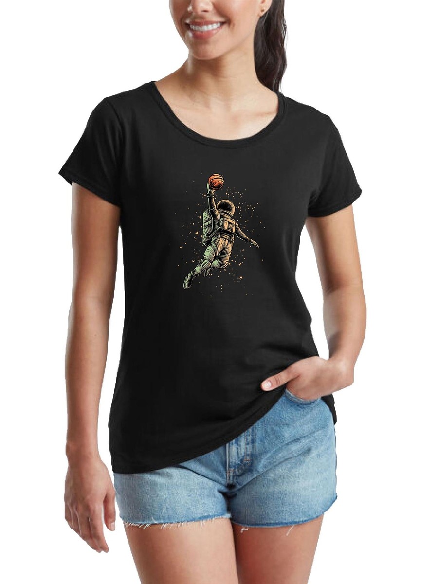 Cosmic Dreamer Women's Short Sleeves T-shirt Round Neck Design