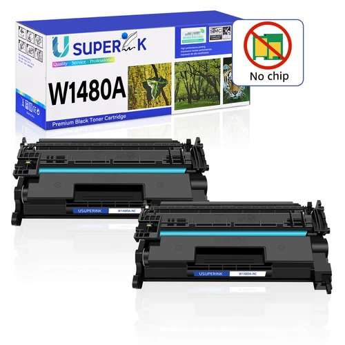 [NO CHIP] 2PK W1480A Toner Cartridge Fit for HP Pro 4001dn MFP 4101fdn 4101fdw
