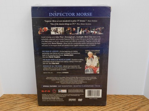 John Thaw als Inspector Morse: Set 1 (DVD, 2008) 3-Disc-Set VERSIEGELT - Bild 2 von 2