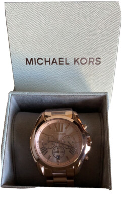 Michael Kors Bradshaw rose gold watch women