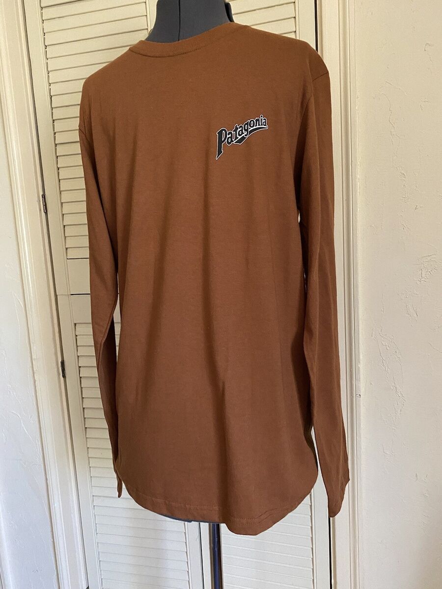 Patagonia Great Pacific Iron Works L/S T-Shirt Cedar Brown Patagonia Great Pacific Iron Works L/S T-Shirt Cedar Brown