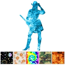 Cowgirl Rifle - Decal Sticker - Multiple Patterns & Sizes - ebn7170