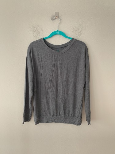 NWT! Alfani Sz S Ultra Soft Modal Long Sleeves Sleep Top & Pants Pajama Set Gray - Picture 3 of 8