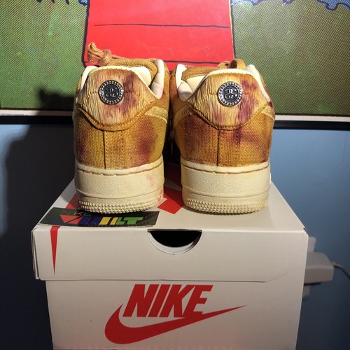 Size 8 - Stussy Nike Air Force 1 Low Los Angeles Hand Dyed - SAME DAY SHIPPING - Picture 3 of 5
