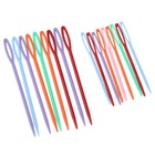 18 pcs Plastic Hand Sewing Yarn Darning Tapestry Needles Craft 9.3cm; 7cm e A4S3