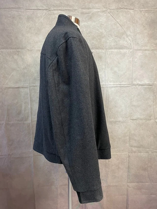 Chaqueta con cremallera para hombre Marc New York by Andrew Marc mezcla de lana gris talla XXL Foto 4 de 4