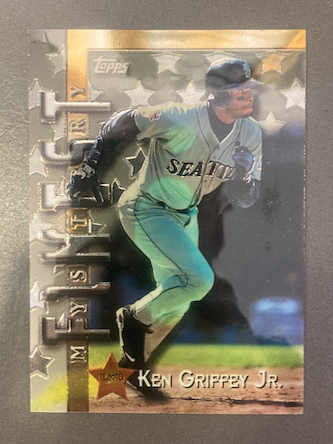 KEN GRIFFEY JR 1997 TOPPS FINEST MYSTERY INTERLEAGUE MATCH-UP - Picture 1 of 2