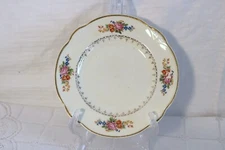 HOMER LAUGHLIN M207 MARIGOLD FLOWERS FILIGREE 6 1/2 Bread Butter Plates Set of 2