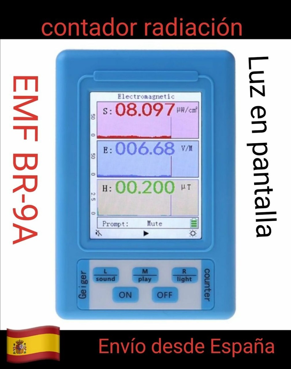 BR9A medidor radiación Monitor electromagnética antenas telefonía