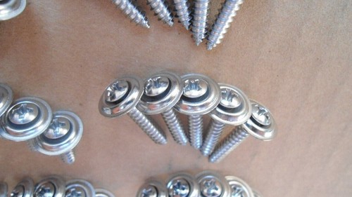 80 INTERIOR/EXTERIOR CHROME SCREWS FOR CAMARO NOVA CHEVELLE FIREBIRD GTO 442 ETC - Picture 5 of 5