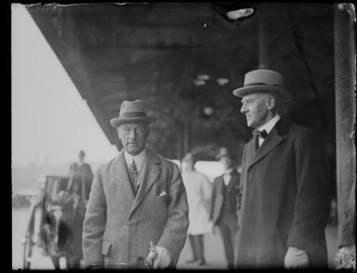 Governor General Lord John Jellicoe of New Zealand with anothe - 1930s Old Photo Governor General Lord John Jellicoe of New Zealand with anothe - 1930s Old Photo