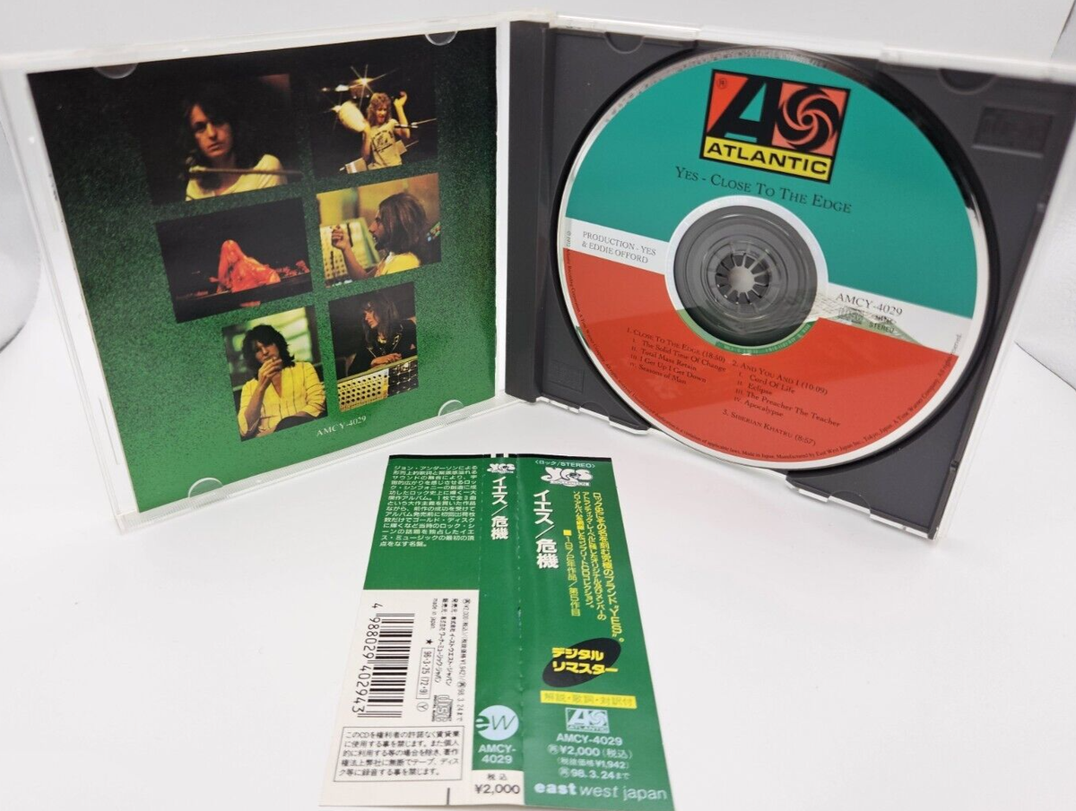 YES Close To The Edge Japan 1996 Reissue Digital Remastered