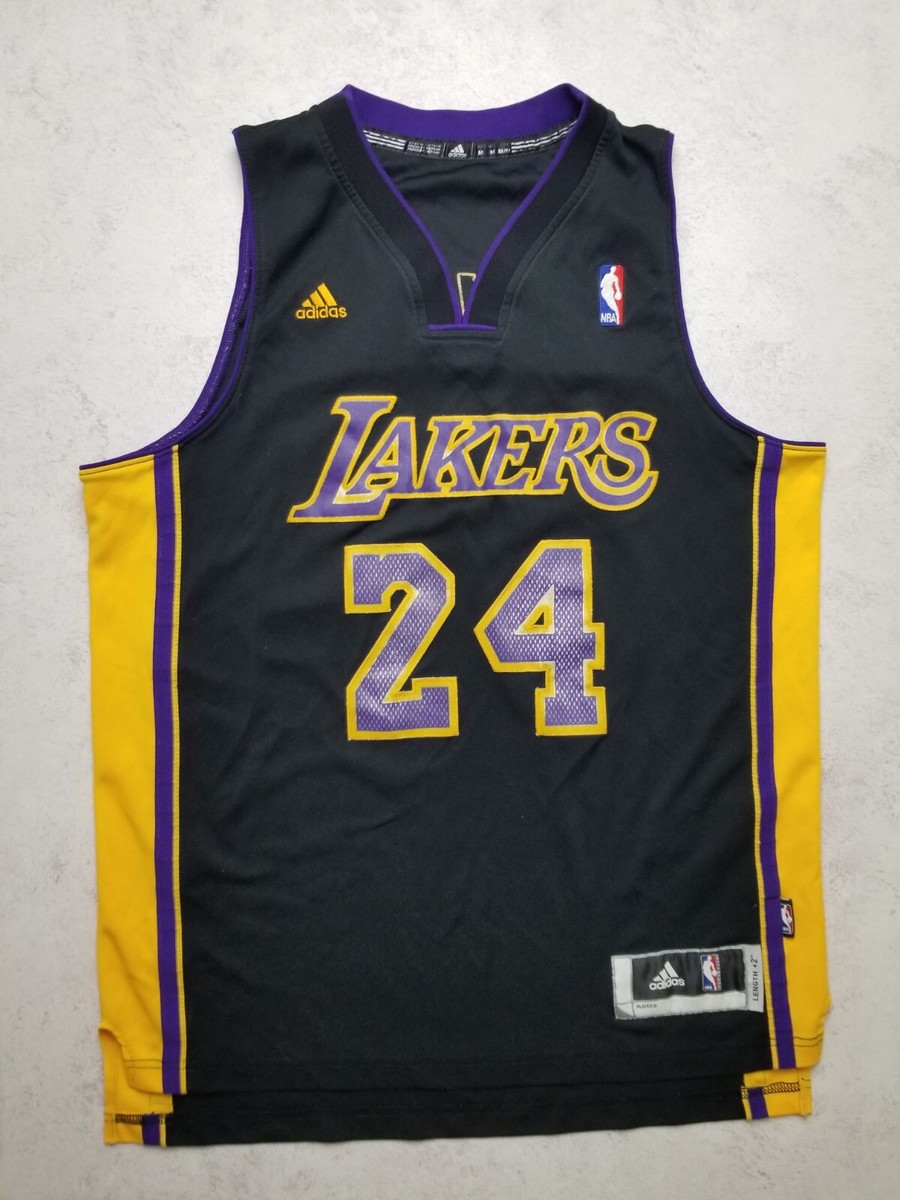 Authentic Adidas LA Lakers #24 Kobe Bryant Hollywood Nights Kit