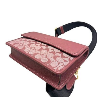 バッグ coach COACH® | Upcrafted Poppy Large Flap Satchel In Colorblock