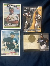 Frank Thomas White Sox Athletics 4 card lot Topps Gold Heritage Inserts Base HOF