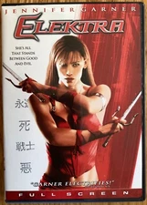Elektra DVD with Jennifer Garner, Goran Visnjic, Will Yun Lee, Terence Stamp