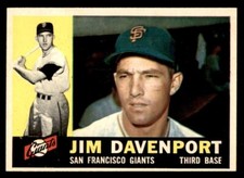 1960 Topps Baseball #154 Jim Davenport NM/MT *g5