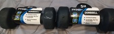 Hand Weights Pro Strength Pair of 5 lb Dumbbells Neoprene Coated Hand Weights