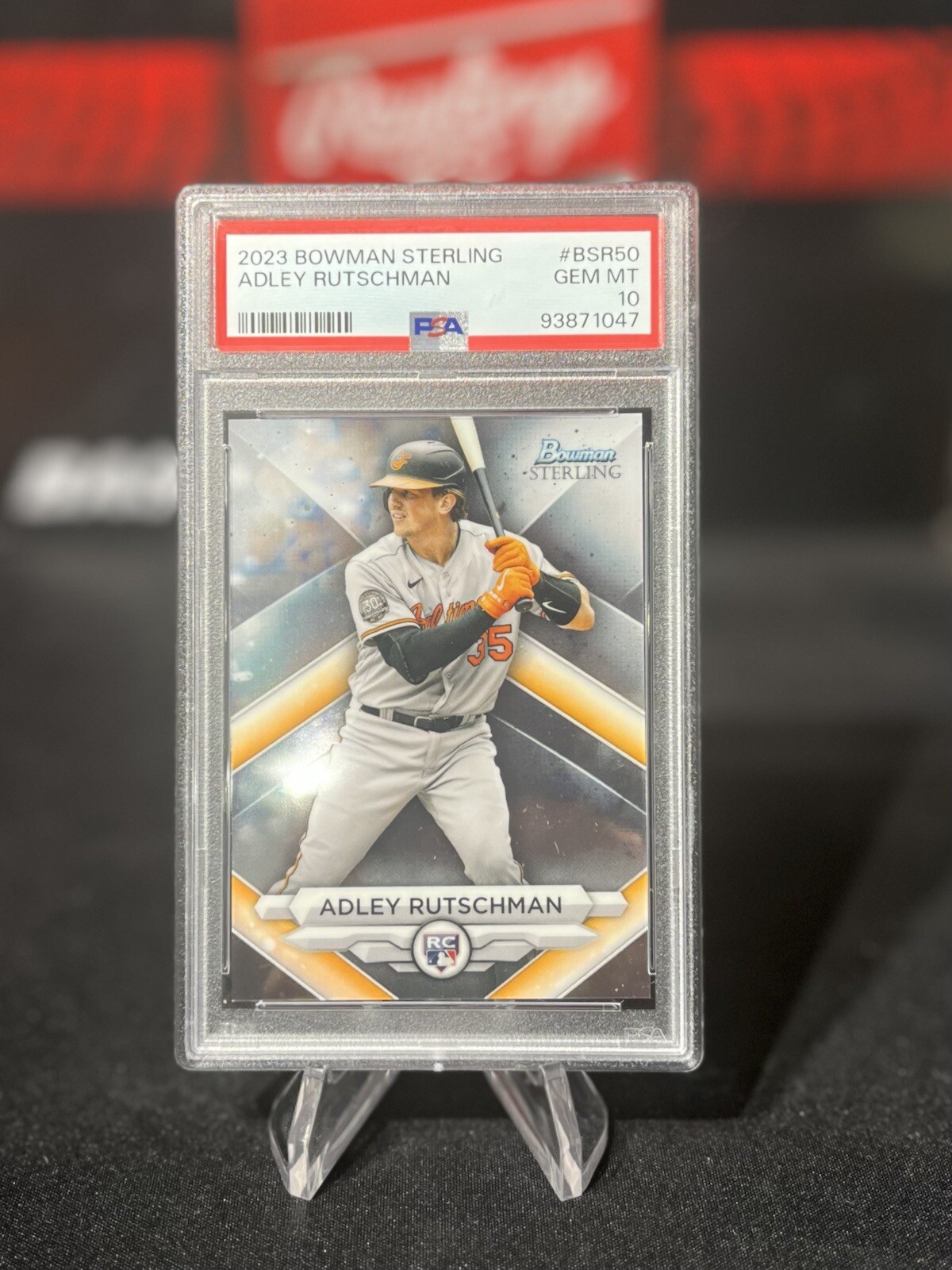 2023 Bowman Sterling Adley Rutschman #BSR-50 PSA 10 Rookie RC