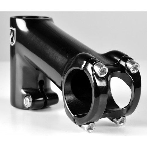 VELO ORANGE Black Noir Tall Stack Stem 31.8mm clamp 110mm reach - Picture 2 of 4