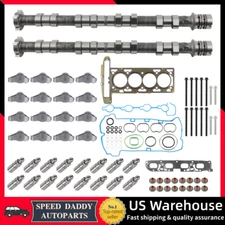 2x Camshafts with Rocker Arms & Lifters Kit for 08-17 Chevrolet Equinox GMC 2.4L