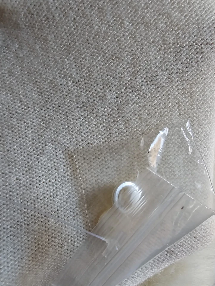 Kikit Cárdigan Suéter Camisa Top Blusa Talla L Grande 12/14 Mujer Marfil NUEVO Foto 4 de 4