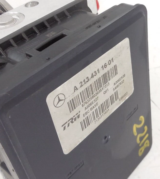 Mercedes-Benz E300 2017 2018 antibloqueo freno ABS bomba OEM crucero adaptativo Foto 3 de 4