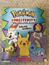 Pokemon Comictivity Galar Games Activity Book 2021 Scholastic