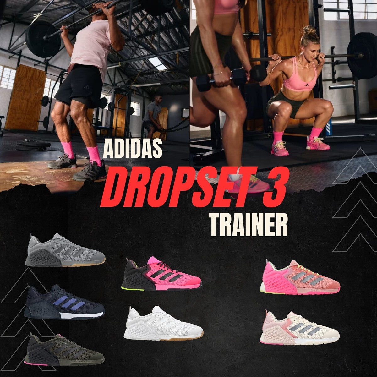 アディダス DROPSET 3 TRAINER  レディース 23.5 楽天市場】【フィットネスシューズ アディダス】 ドロップセット