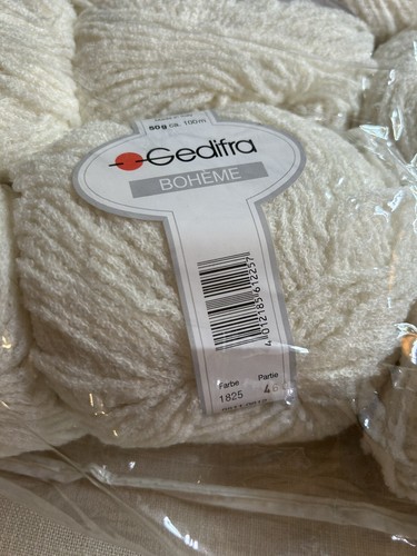 Lote de 9 GEDIFRA ITALIA Bohemo Marfil Blanco 1825 Italia 50g - Imagen 3 de 5