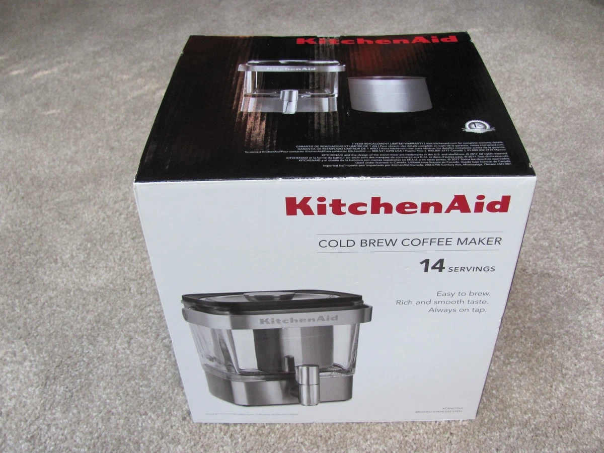 KitchenAid KCM4212SX Cold Brew Coffee Maker, Brushed Stainless Steel