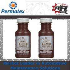 Permatex - 'Indian Head' Gasket Shellac Compound - 2oz / 59ml #20539 x2