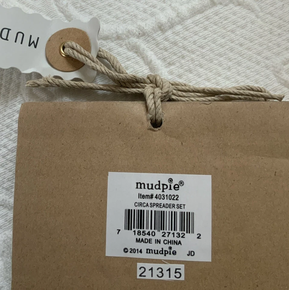 Mud Pie Spreaders Charcuterie Breakfast Muffins Jam Butter Peanut Butter - Image 4 of 4