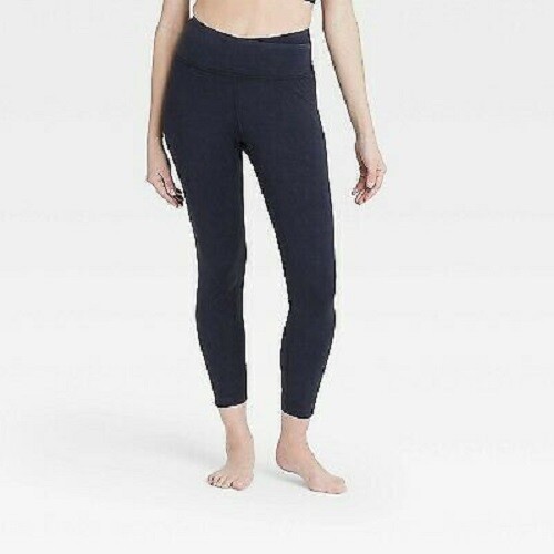 JoyLab Women's High-Rise 7/8 Leggings – Brushed Jersey, Heather Pattern, 24" Inseam, Athletic Fit