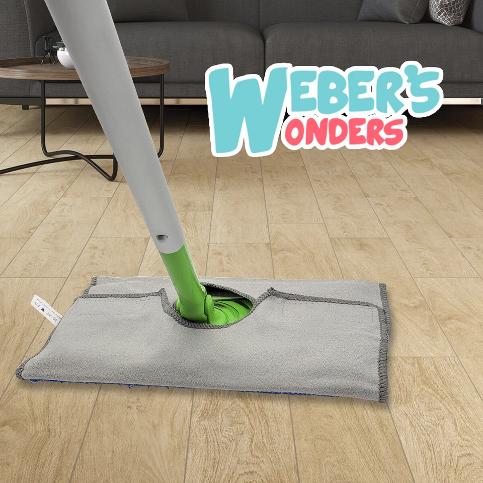 6 PIEZAS Se adapta a Swiffer Barredora MICROFIBRA Cubierta Almohadillas RECARGA Lavable Reutilizable Foto 4 de 4