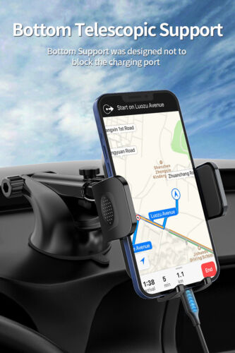 360° Universal Mount Holder Car Stand Windshield For Mobile Cell Phone GPS - Picture 5 of 17