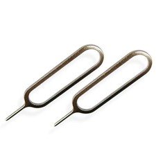 2x Simnadel-Eject Nadel-Sim-Karten Pin - iPhone 16 (Pro Max)15/14/13/12 Android