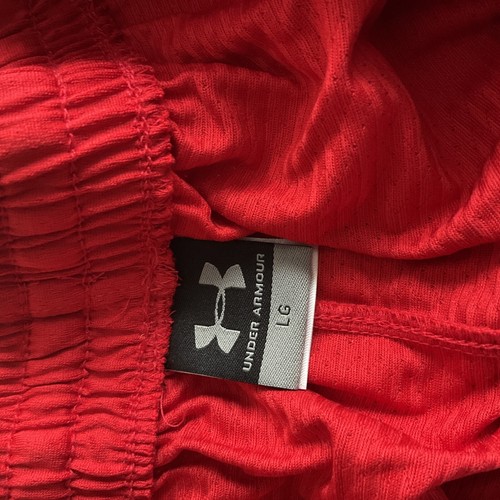 men under armor shorts size large Red - Picture 4 of 5
