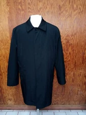 Kenneth Cole New York Men’s Coat Button Front Black Size 42R