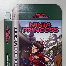 Ninja Princess Unused Unfolded Box New Rare ColecoVision Coleco Team Pixelboy image