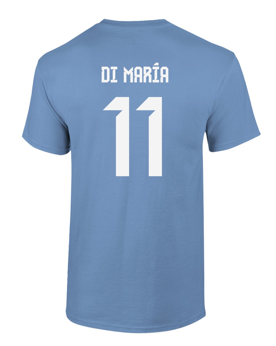 Argentina Soccer #11 Angel Di Maria World Football Adult and
