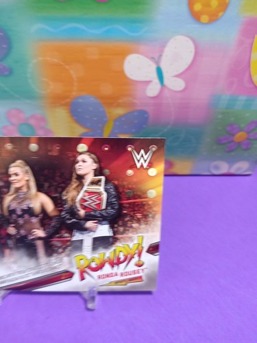 2019 Topps WWE Summerslam Rowdy Spotlight (Part 3) Ronda Rousey Alexa Bliss #21 - Picture 3 of 6