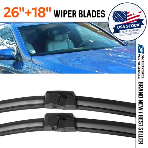 26"+18" Front Windshield Wiper Blade For BMW 750Li 750i 1015 740i