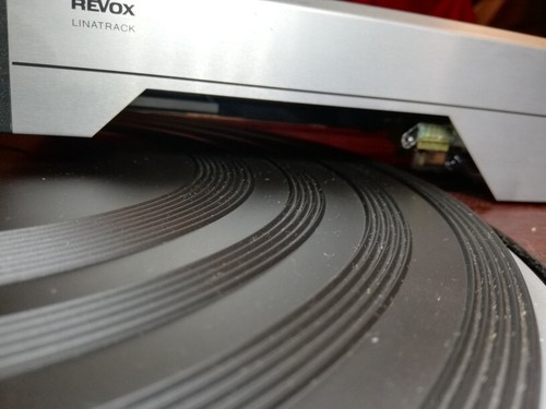 Audiófilo Revox B795 Direct Drive tocadiscos mesa giratoria única Etimoe Wood - Imagen 5 de 17