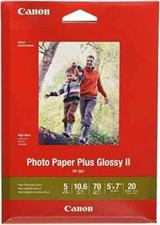 Canon Photo Paper Plus Glossy II - 5"x7", 20 Sheets (2311B024)