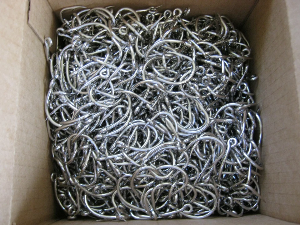 500  Eagle Claw L318NMGM Nickel Live Bait hooks 6/0 Tuna Dorado - Image 3 of 4